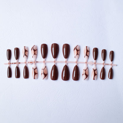 Künstlerisches mandelförmiges Nagelkunst-Set