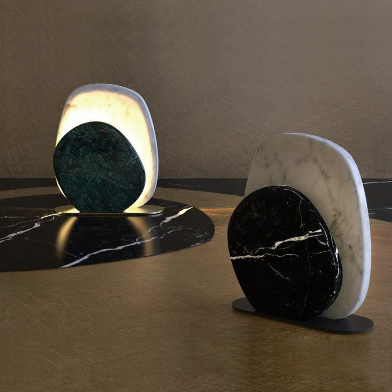 Abstract Marmor Dekorative Tischlampe