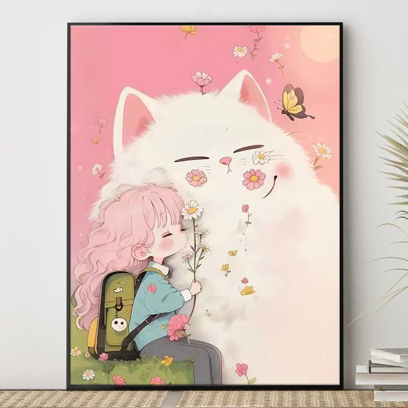 Niedliche Charakterillustration Leinwandkunst Brehn