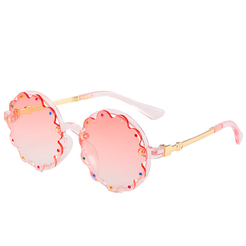 Stilvolle dekorative runde Rahmen-Sonnenbrille Brehn