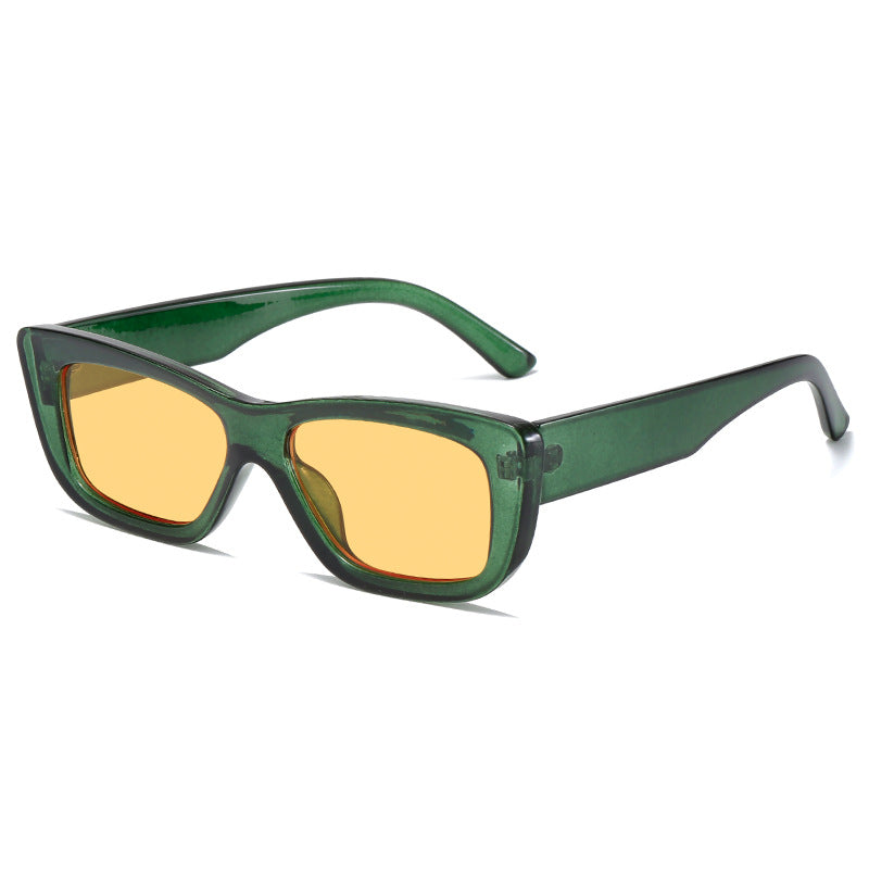 Damen modische Sonnenbrille mit rechteckigem Gestell Brehn