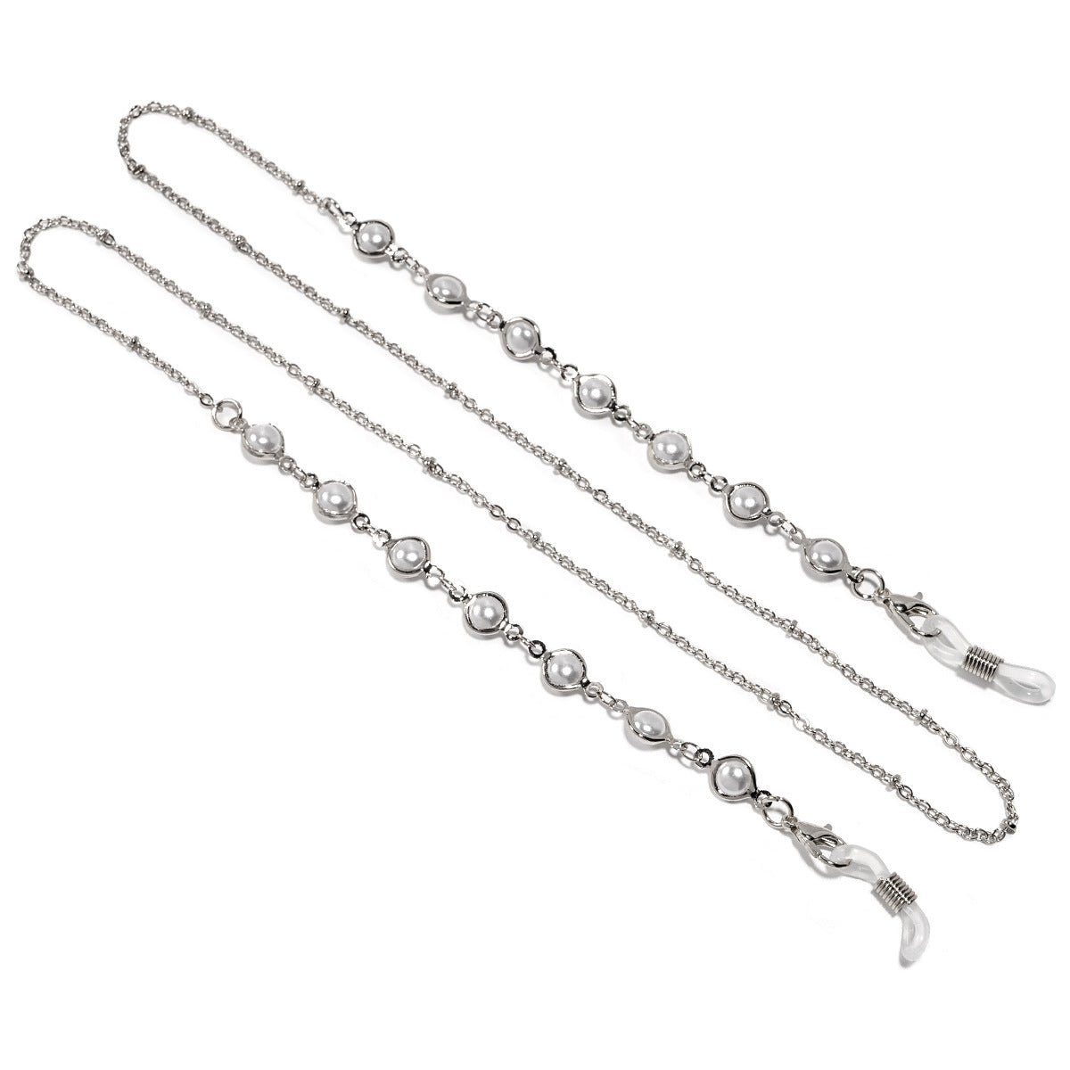 Elegante Perlenbesetzte Brillekette Brehn