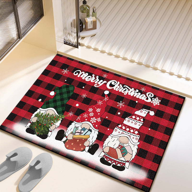 Festliche Weihnachts-Motiv-Badmatte Brehn