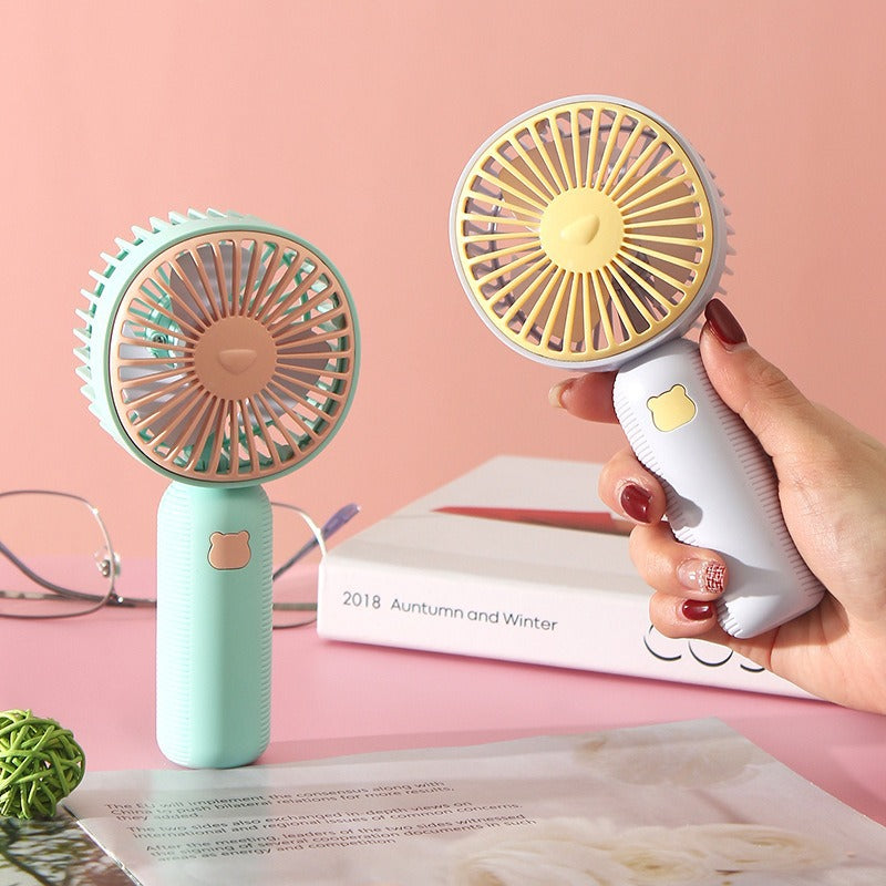Unisex Tragbarer Handheld Ventilator mit ergonomischem Design und aufladbarem Akku Brehn