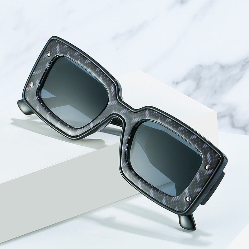 Fette geometrische Sonnenbrille Brehn