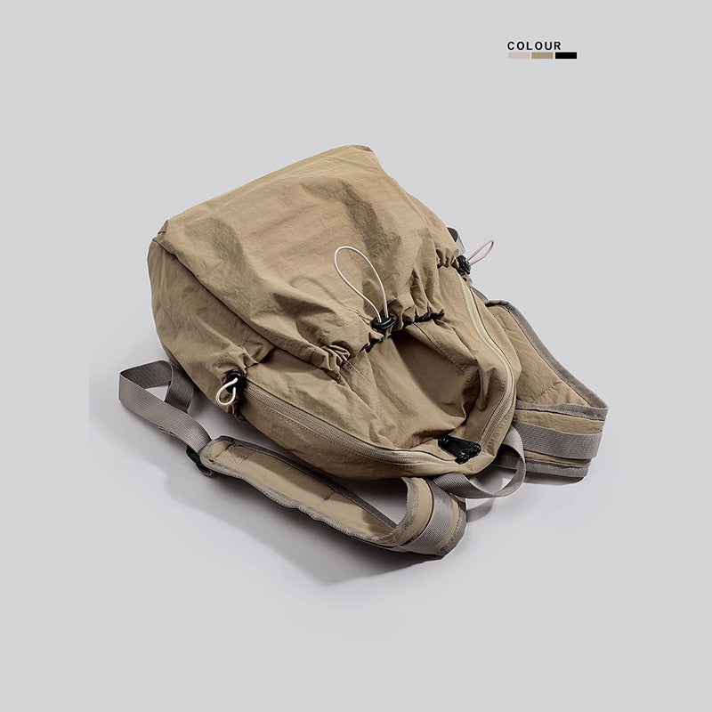 Leichter Multi-Taschen Kordelzug Rucksack Brehn