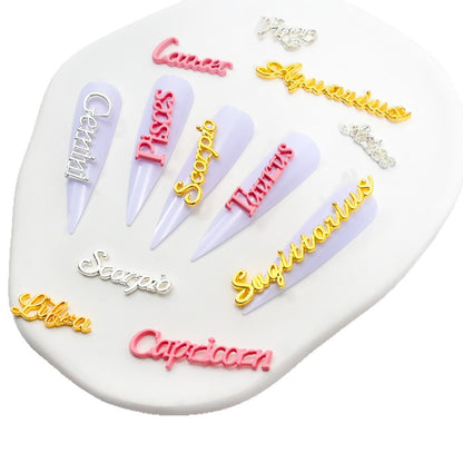 Zodiac Nagelkunst Charms