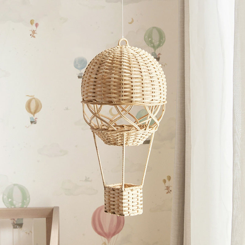 Handgefertigte Hängelampe im Heißluftballon-Design Brehn