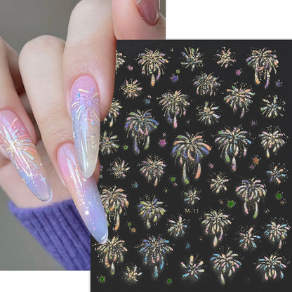 Dekorative Nagelkunst-Folie-Sticker