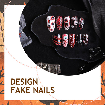 Kreatives Halloween Kunstnagelset Brehn