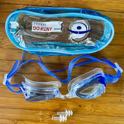 Anti-Beschlag Schwimmbrille mit Schutzlinse Brehn