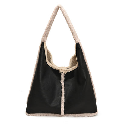 Faux-Leder Tote Bag