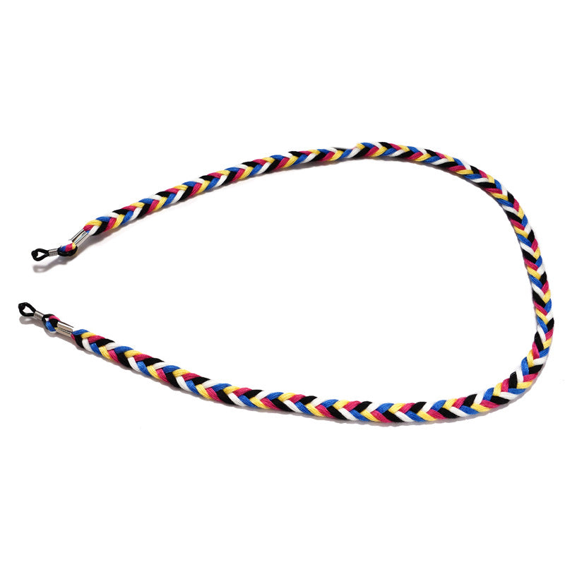 Bunte Geflochtene Brillenband Brehn