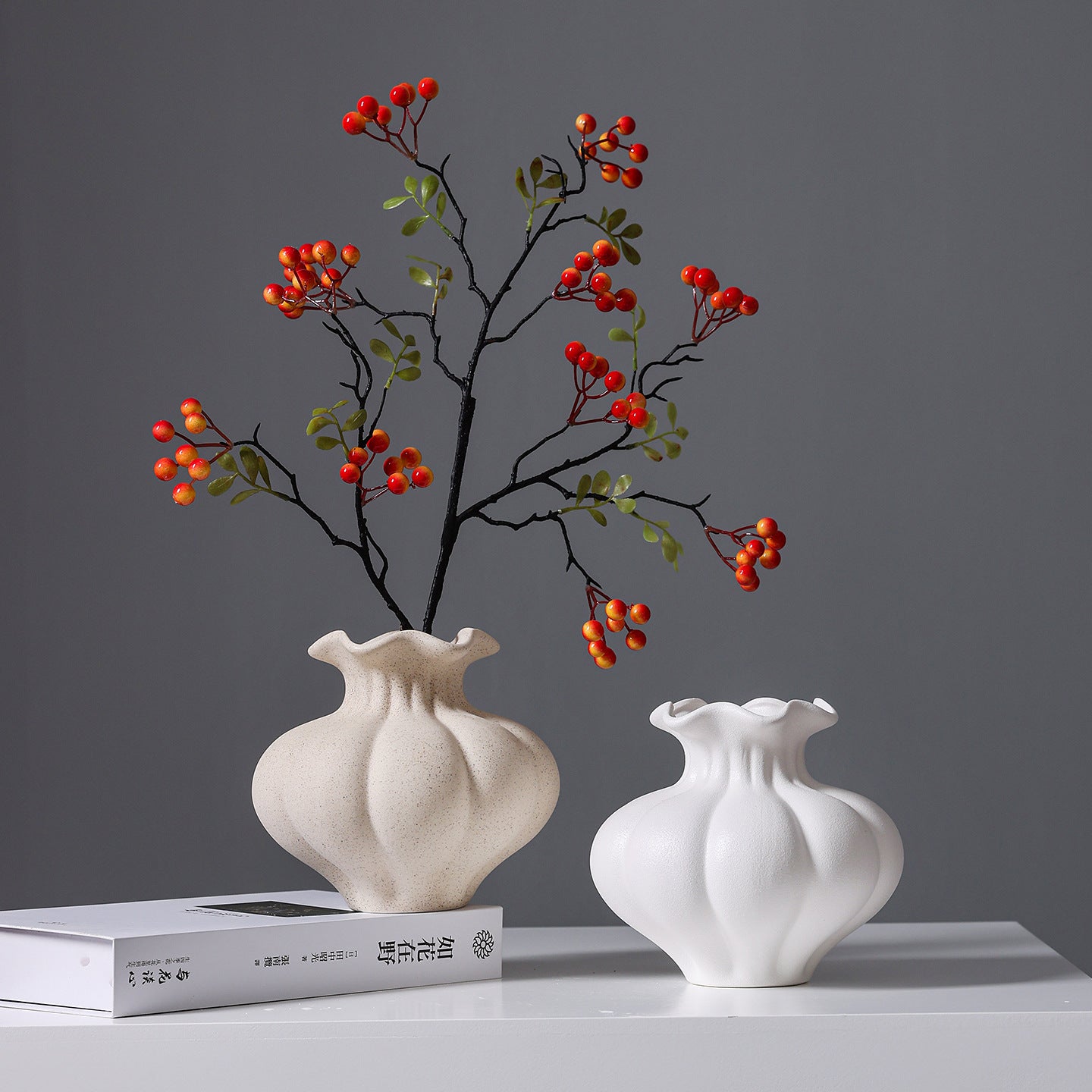 Strukturierte Dekorative Vase