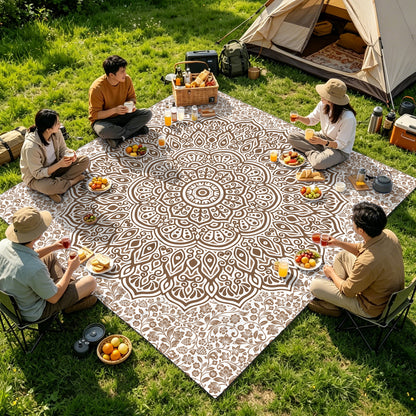 Mandala Design Strandmatte Brehn