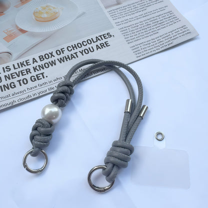 Eleganter geknoteter Leder-Schlüsselanhänger Halter Brehn