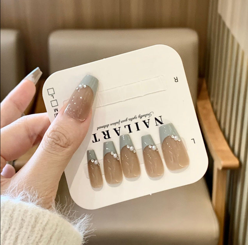 Glitzerndes 3D Press-On Nagelset Brehn