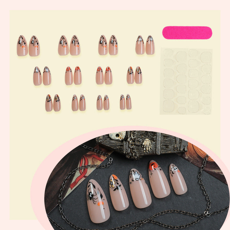 Kunstnagelset mit kreativen Tiermotiven und Glitzereffekten Brehn