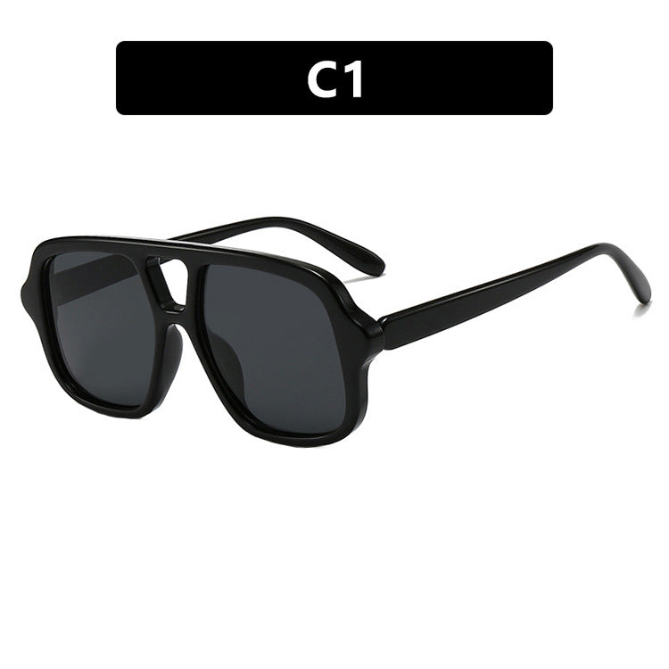 Damen stilvolle oversized Sonnenbrille im schlichten Design Brehn