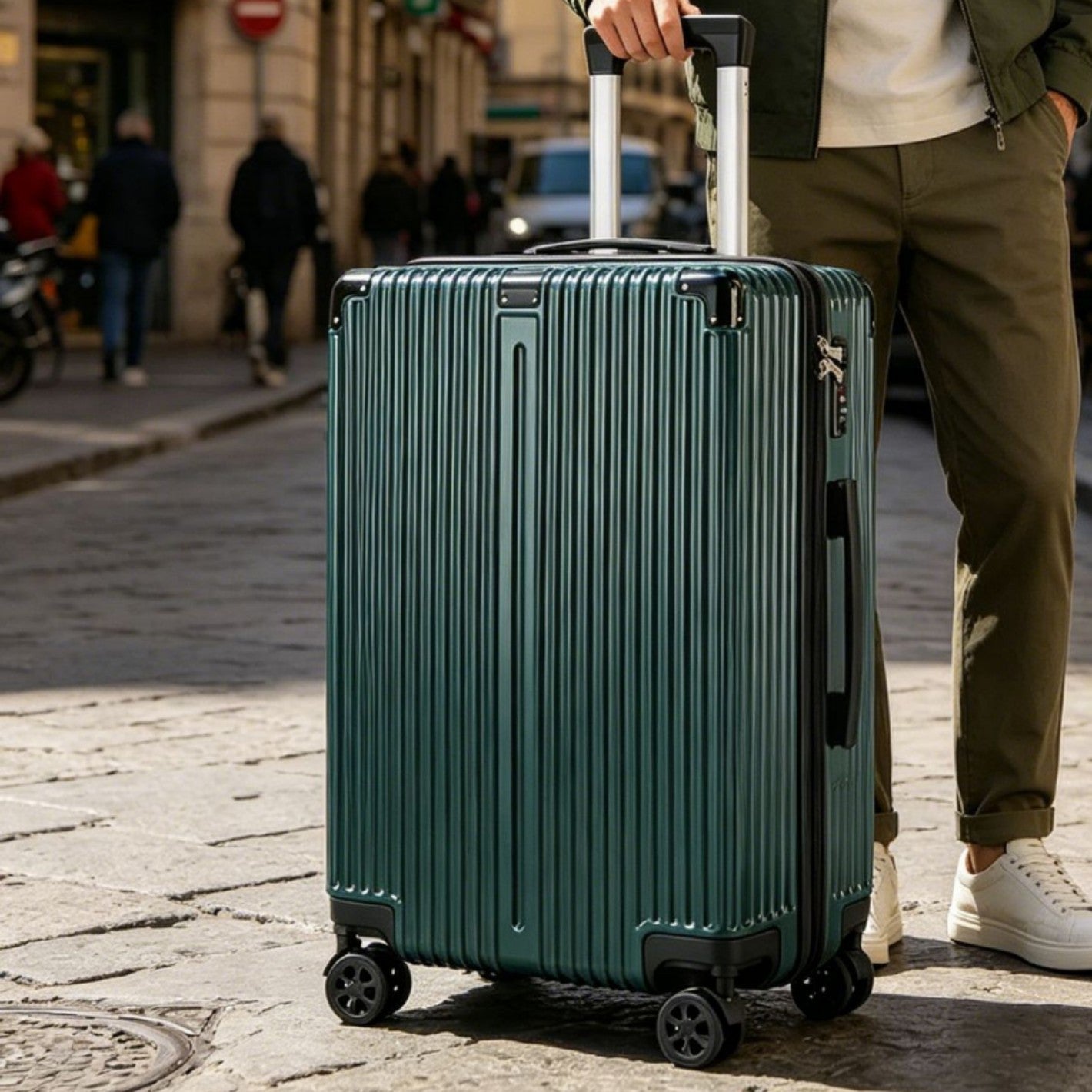 Damen Premium Hartschalen Trolley Koffer Brehn