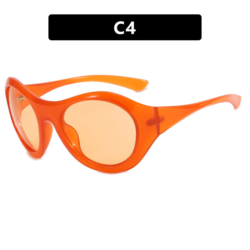 Damen Retro-inspirierte Sonnenbrille mit oversized Rahmen und schützenden Gläsern Brehn