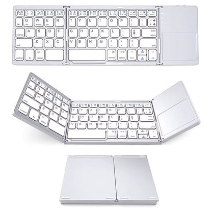 Zusammenklappbares Wireless Bluetooth Tastatur- und Maus-Set Brehn