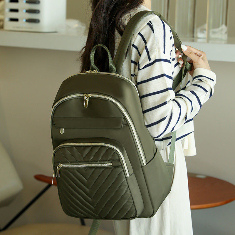 Moderner Ge quilteter Rucksack Brehn