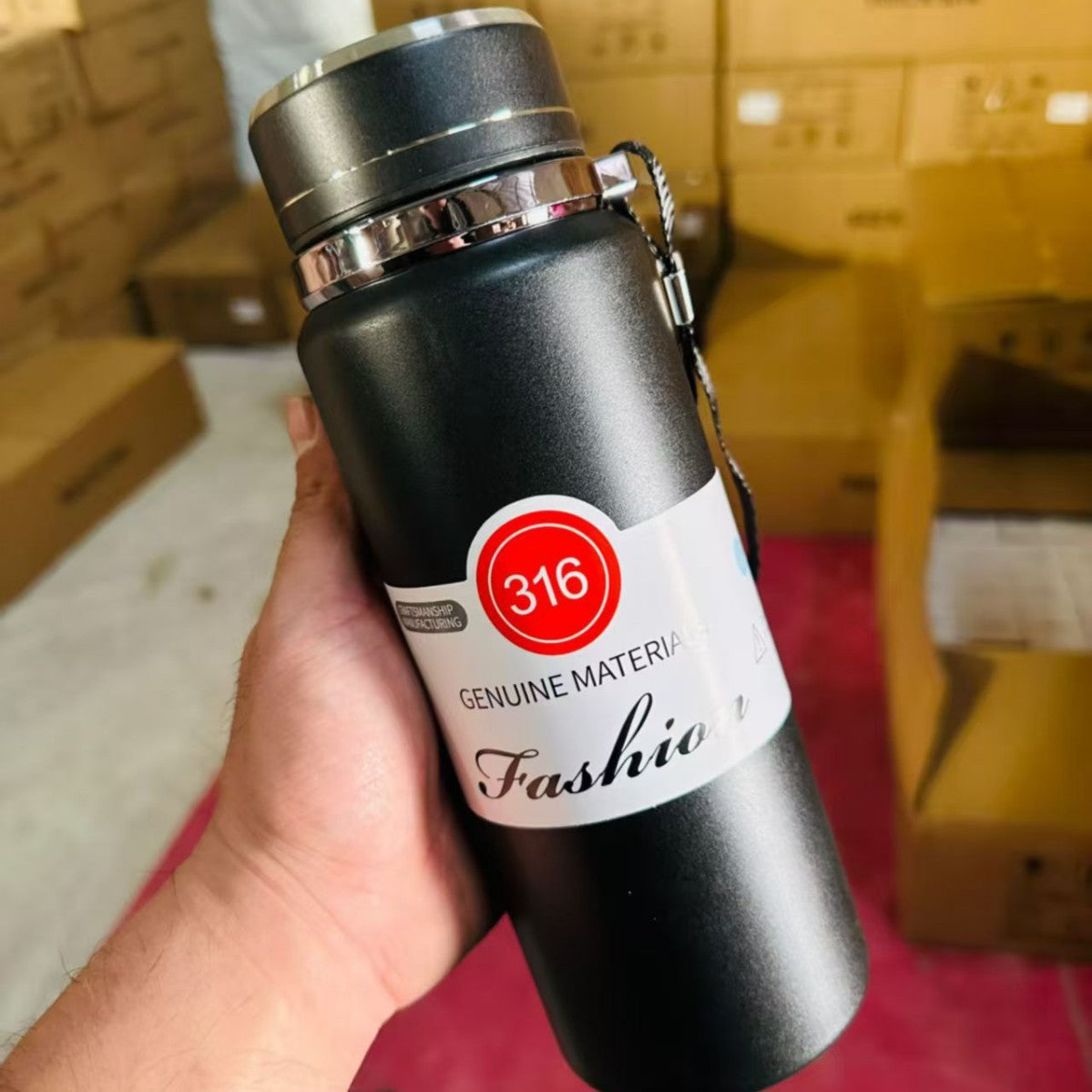 Damen Isolier-Trinkflasche aus hochwertigem Edelstahl Brehn