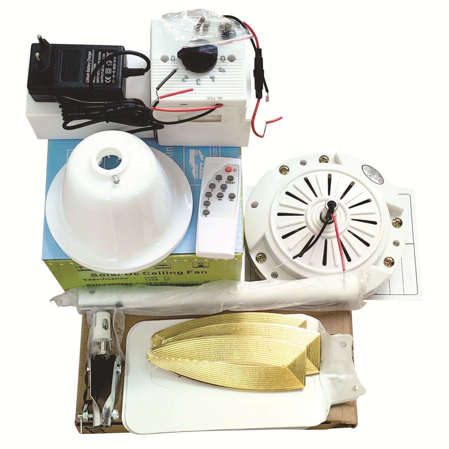 Damen Deckenventilator mit LED-Beleuchtung Brehn