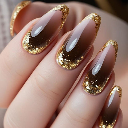 Elegante Ombre Nagelkunst Brehn