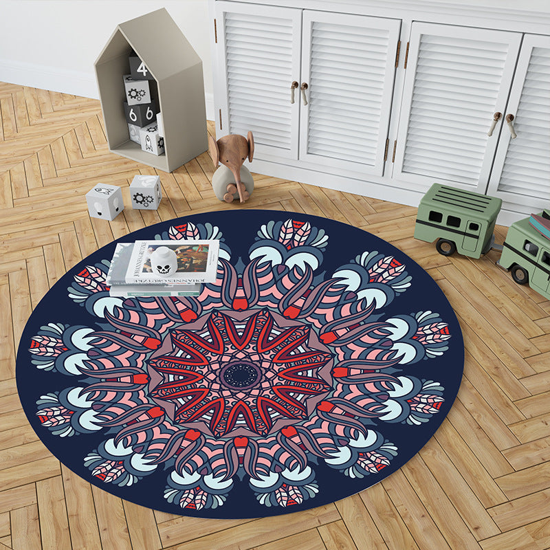 Mandala Druck runder Teppich Brehn