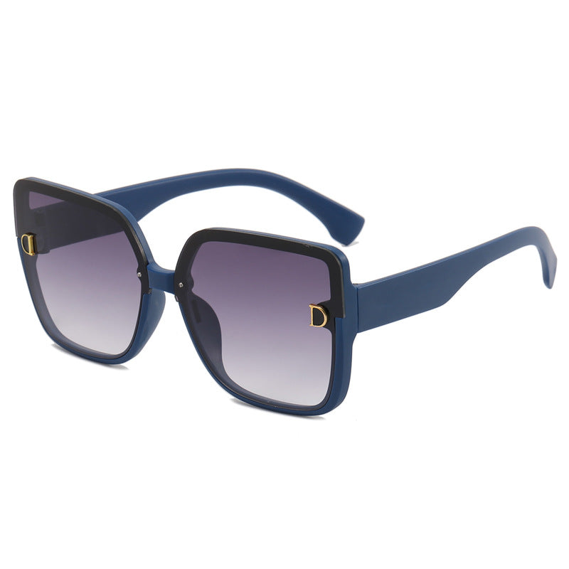 Damen modische quadratische Sonnenbrille im minimalistischen Design Brehn
