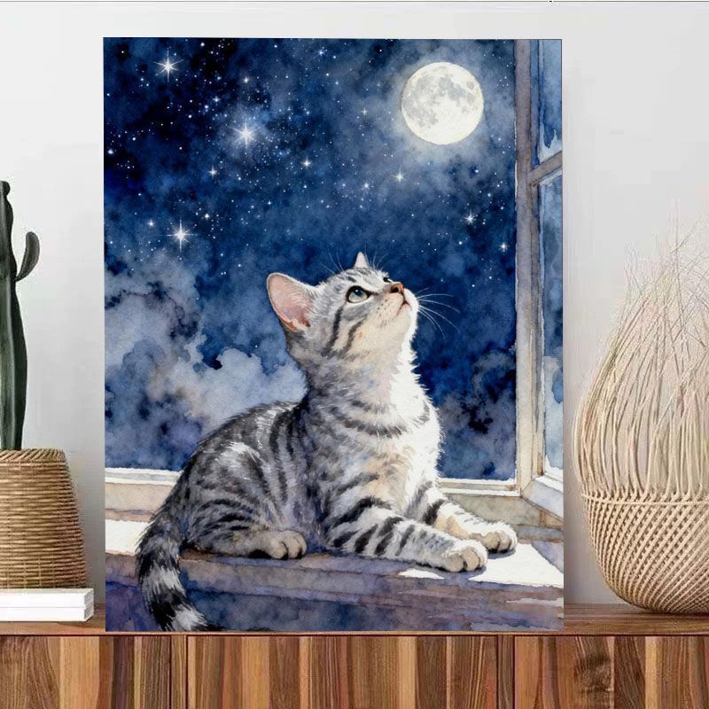 Katzen-Themen Wandkunst Brehn