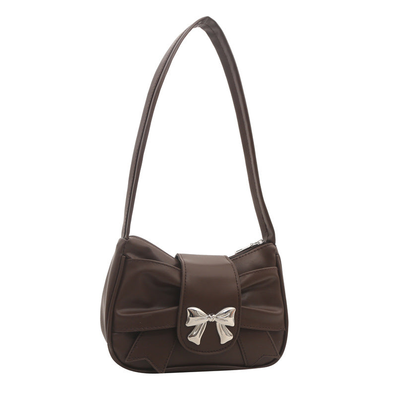 Elegante Schleifenakzent Schultertasche Brehn