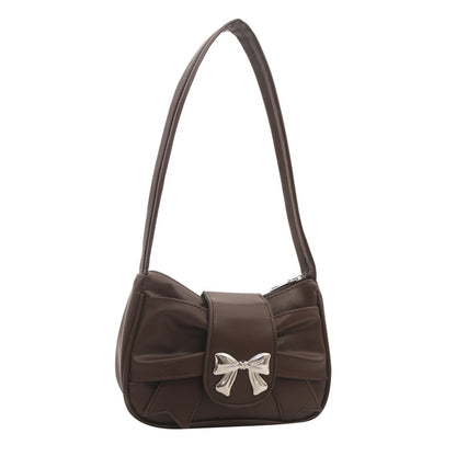 Elegante Schleifenakzent Schultertasche Brehn