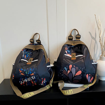 Künstlerischer Floral Zugbeutel Rucksack Brehn
