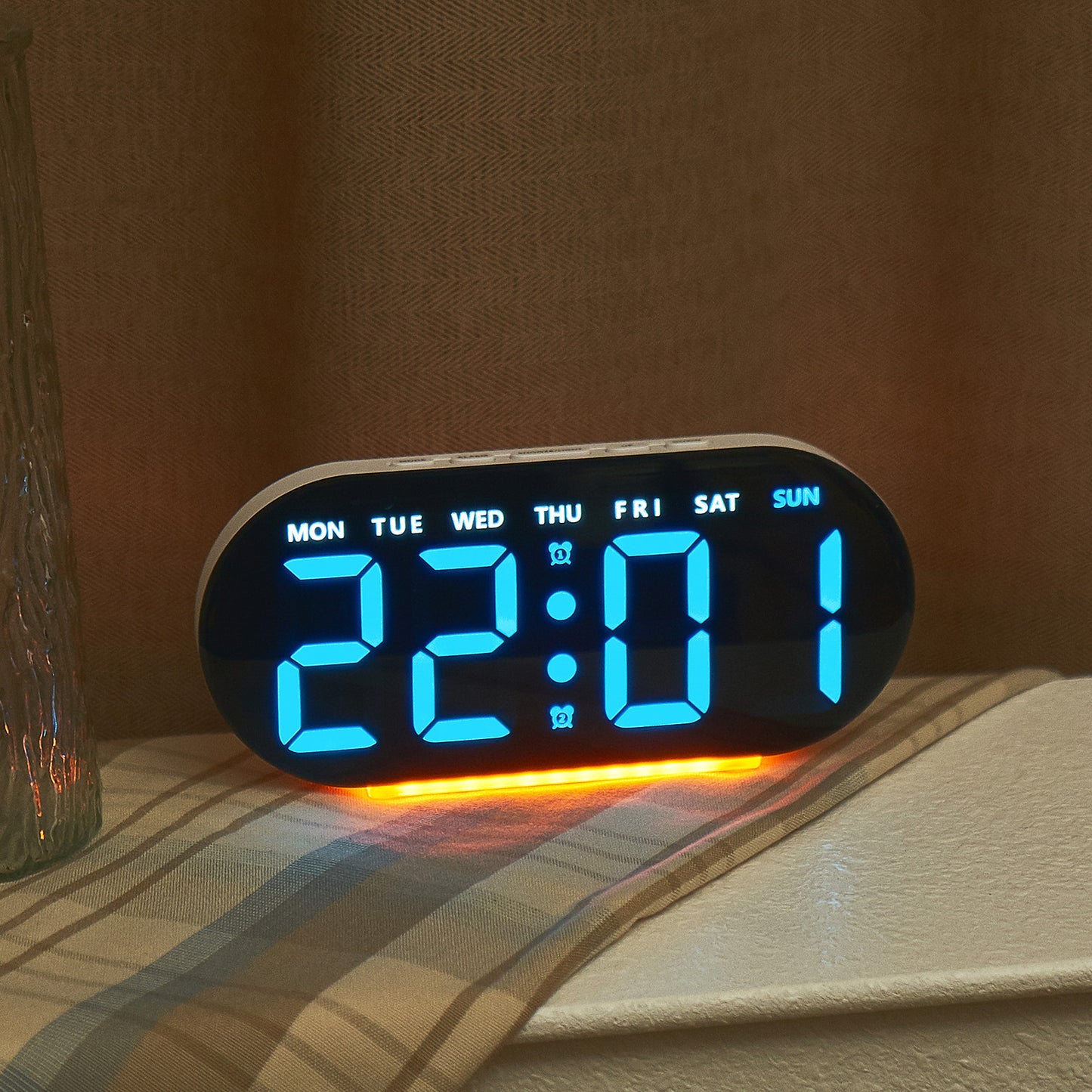 Digitaler Alarmwecker mit Einstellbarem Led-Display Brehn
