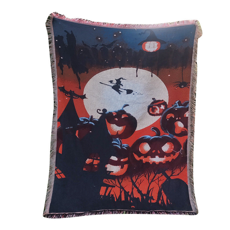 Halloween-Themen Wandteppichdecke
