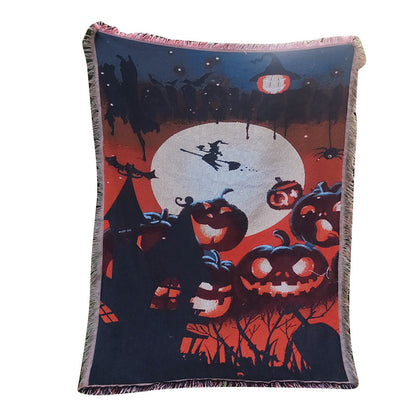 Halloween-Themen Wandteppichdecke