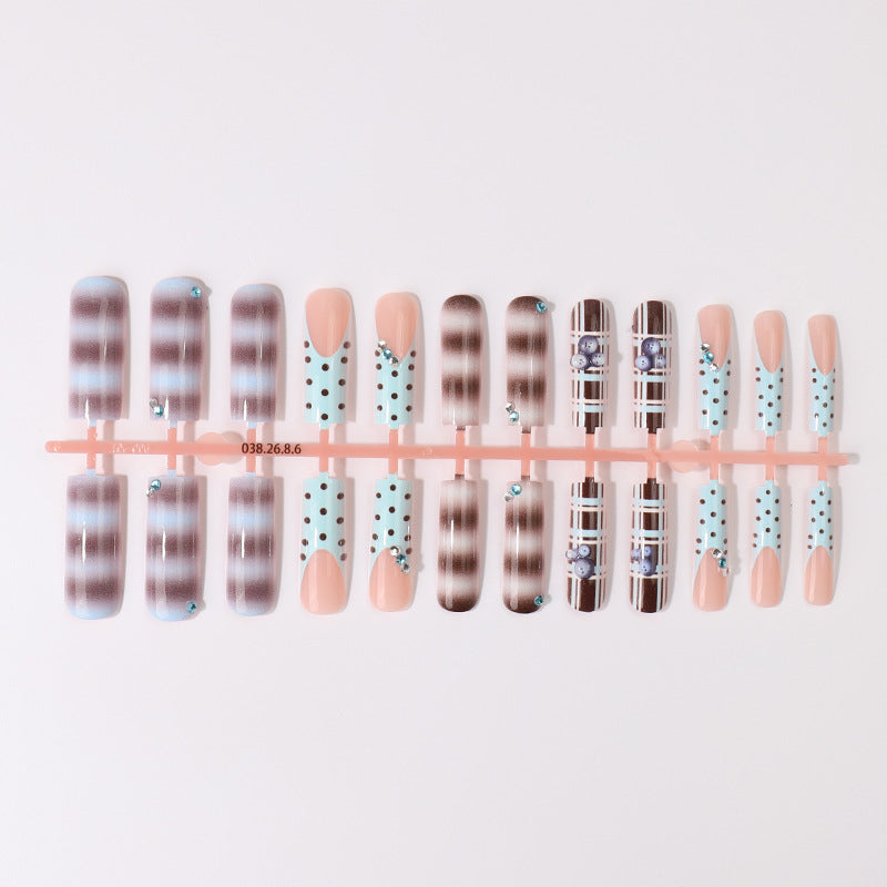 Dekorative Druck-Nageltips Set Brehn