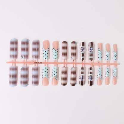 Dekorative Druck-Nageltips Set Brehn