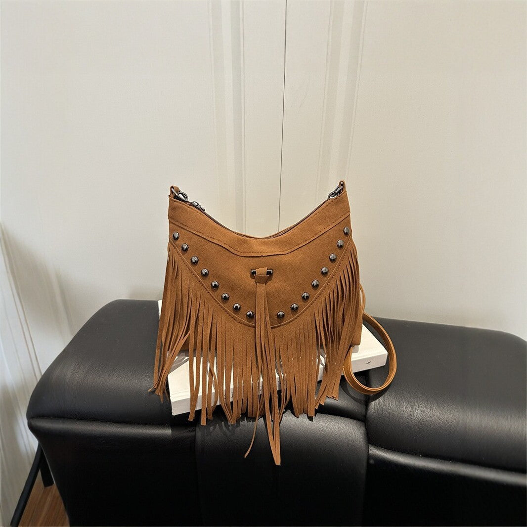 Bohemian Fransen Schultertasche