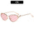Elegante Cat-Eye-Sonnenbrille mit hochwertigen Metallakzenten