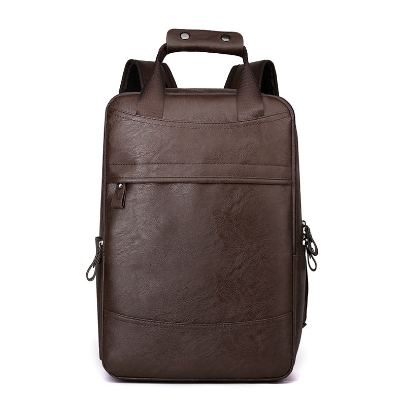 Professioneller Leder Laptop Rucksack Brehn