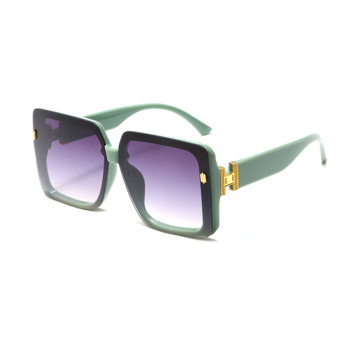 Damen oversized modische Sonnenbrille mit luxuriösem Rahmen Brehn