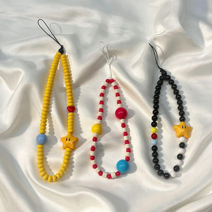 Fun-Themen Perlen Handy Charm Lanyard Brehn