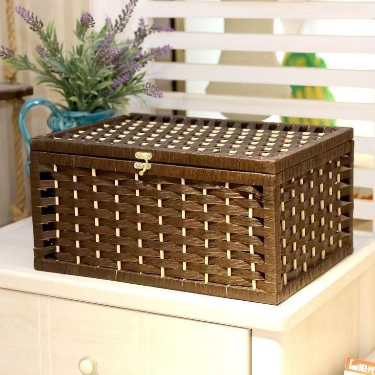 Aufbewahrungskiste Aus Rattan Brehn