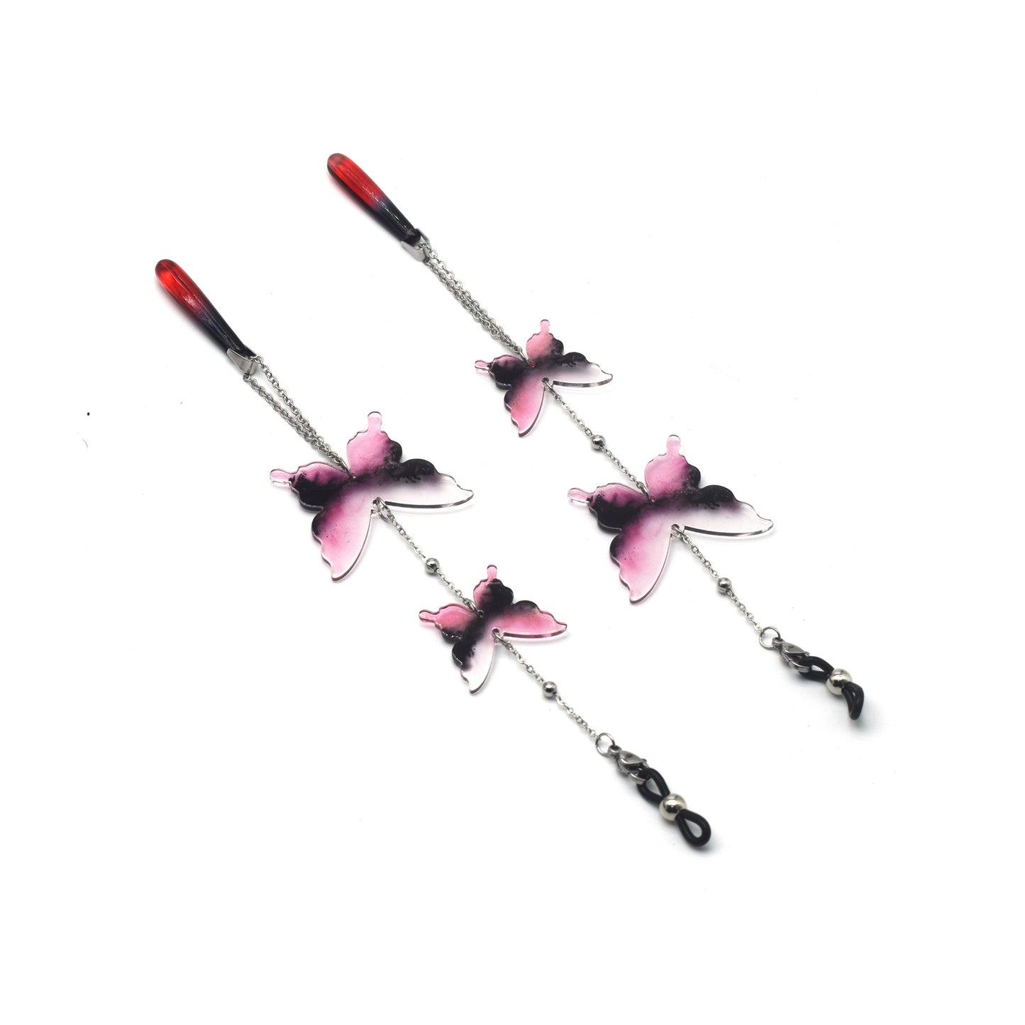 Künstlerische Schmetterlings Brillen Kette Brehn