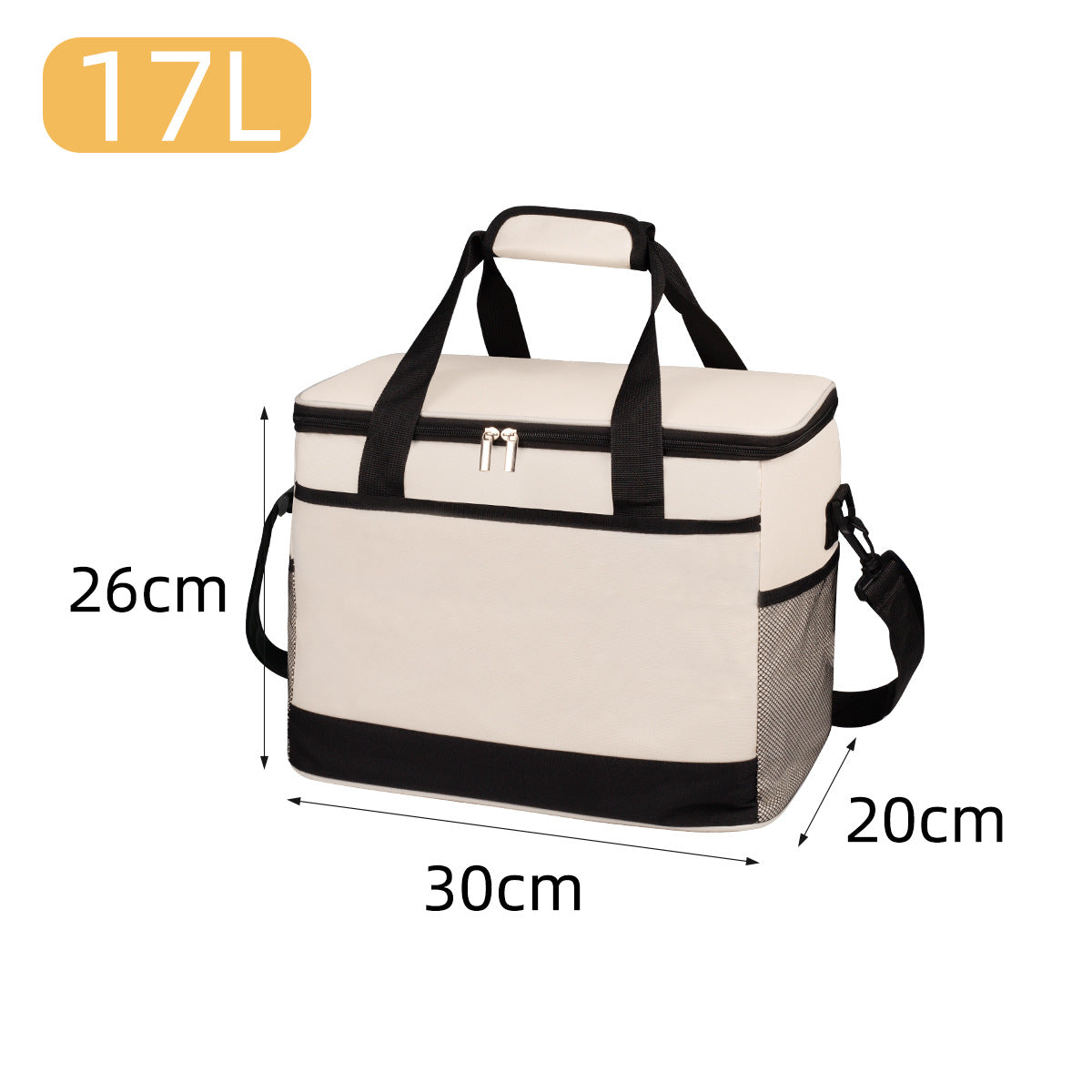 Unisex Kühltasche mit zusätzlichem Isolierfach und praktischem Tragegriff Brehn