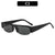 Futuristische Rechteckrahmen Sonnenbrille
